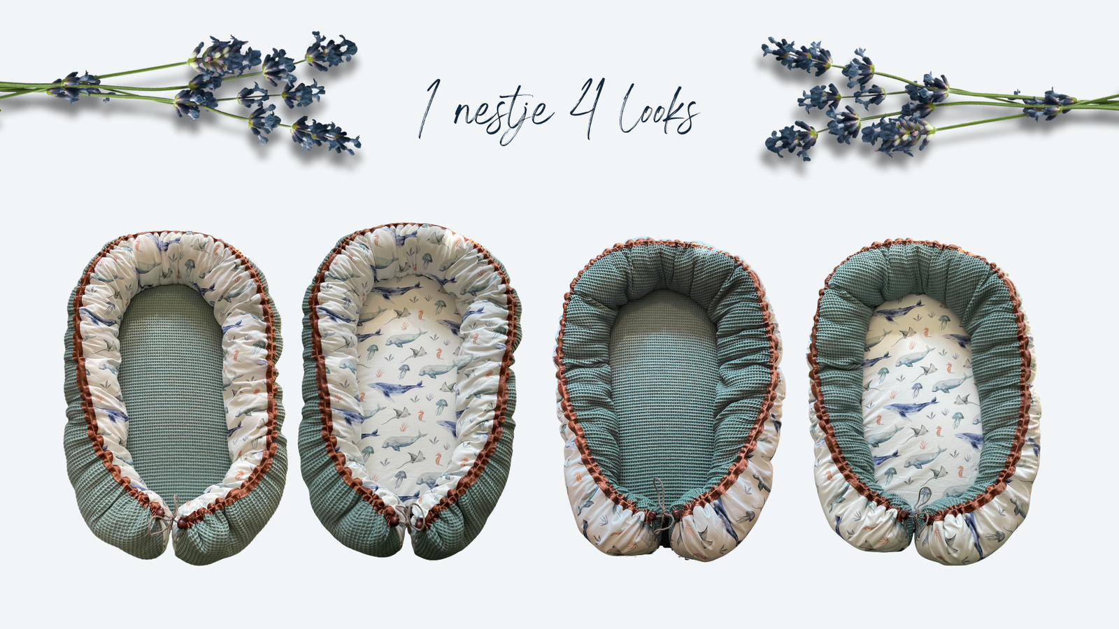 Babynestje kraamcadeau Zee