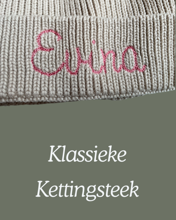 Evina beer muts klassieke kettingsteek