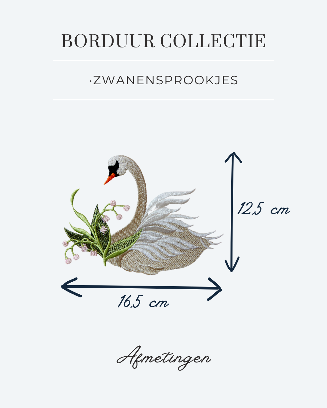 Zwanensprookjes plant afmetingen