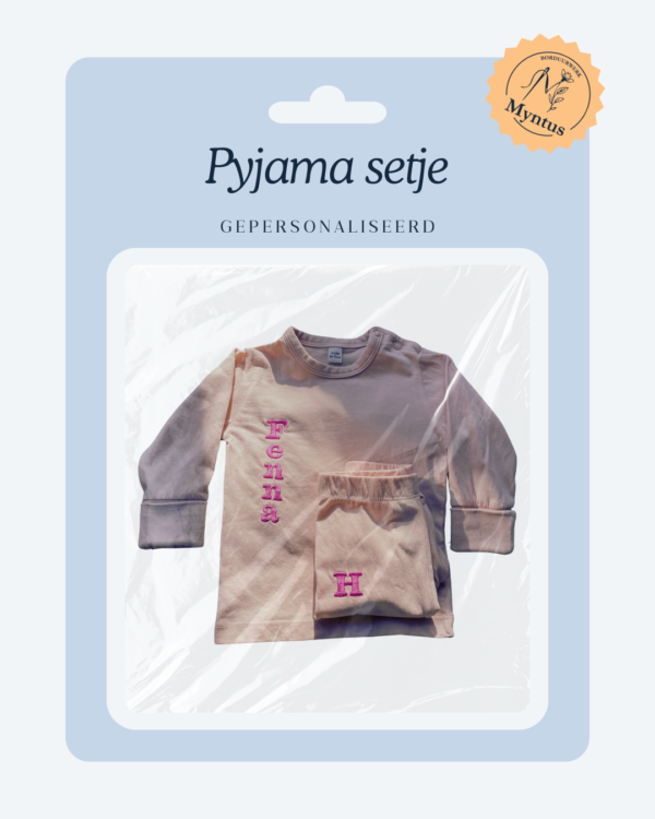 Pyjama setje roze Fenna