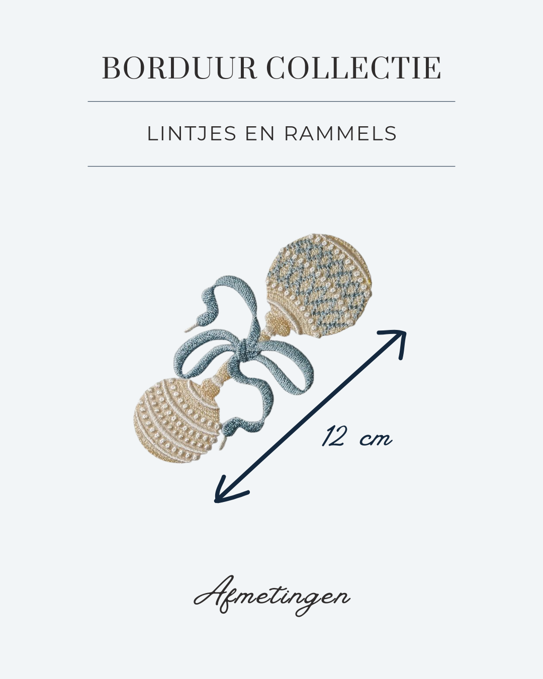 Lintjes en rammels afmetingen
