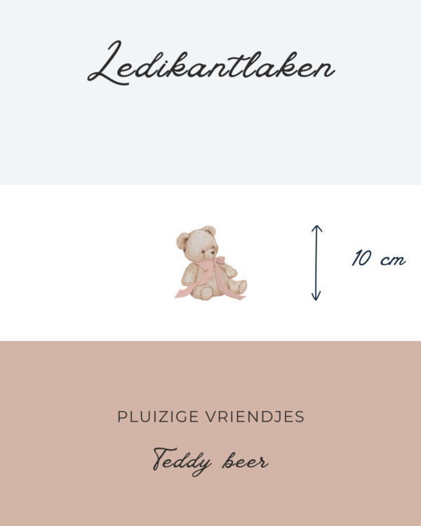Ledikant laken Pluizige vriendjes - Teddy Beer 10