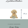 Ledikant laken Pluizige vriendjes - Hondje Teddy 18
