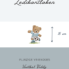 Ledikant laken Pluizige vriendjes - Voetbal Teddy 15