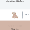 Ledikant laken Pluizige vriendjes - Teddy Beer 12,5