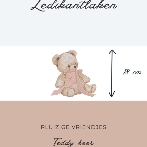 Ledikant laken Pluizige vriendjes - Teddy Beer 18