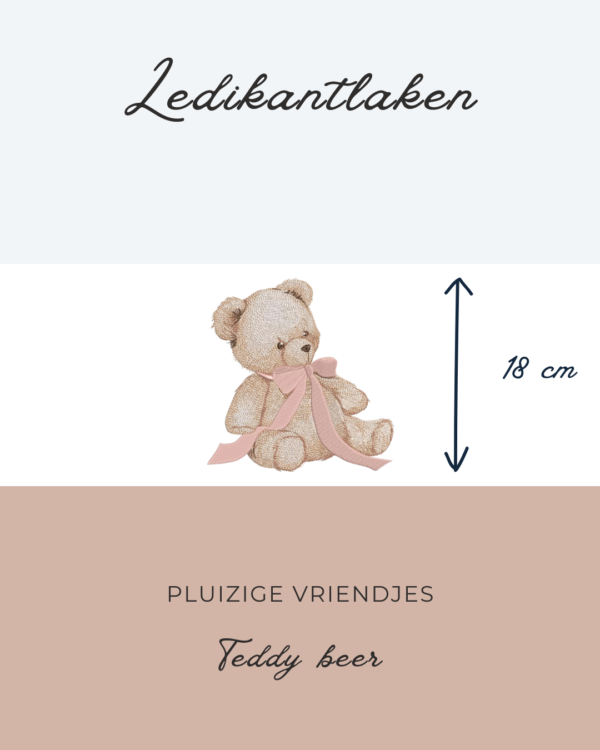 Ledikant laken Pluizige vriendjes - Teddy Beer 18