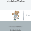 Ledikant laken Pluizige vriendjes - Voetbal Teddy 18