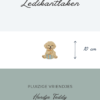 Ledikant laken Pluizige vriendjes - Hondje Teddy 10