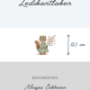 Ledikantlaken Bosdiertje - Meisjes Eekhoorn 12,5