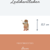 Ledikantlaken Feestbeestjes - Bever 12,5