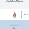 Ledikantlaken Feestbeestjes - Beer 12,5