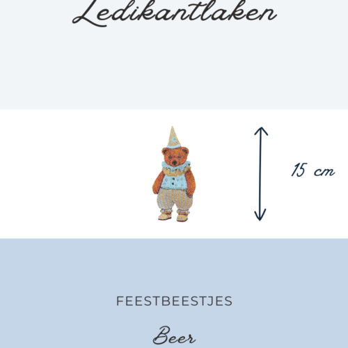 Ledikantlaken Feestbeestjes - Beer 15