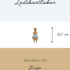 Ledikantlaken Feestbeestjes - Giraffe 12,5