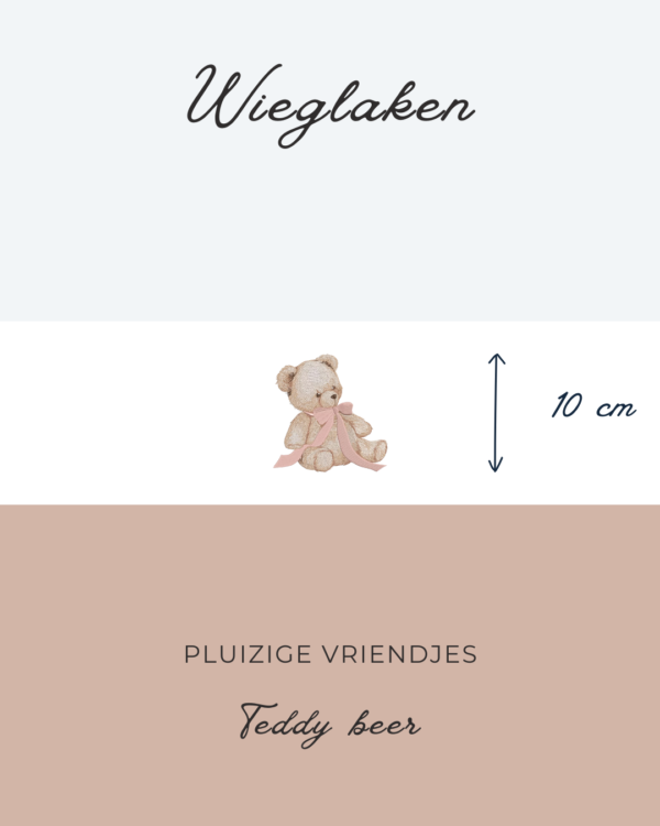 Wieglaken Pluizige Vriendjes - Teddy beer 10