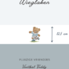 Wieglaken Pluizige Vriendjes - Voetbal Teddy 12,5